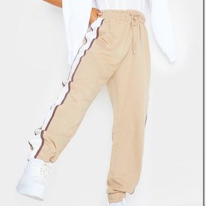 Sand Side Striped Joggers